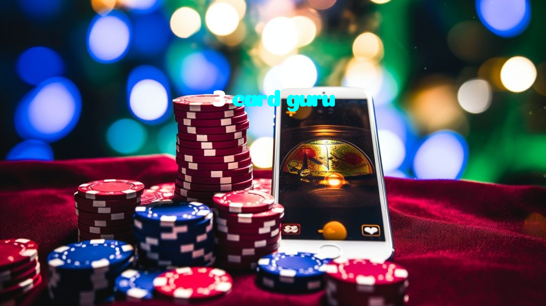 3 card guru casino presented on mobile device in Pakistan with slots and live games